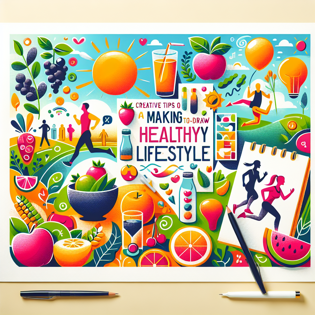 Tips Kreatif Membuat Poster Pola Hidup Sehat yang Mudah Digambar